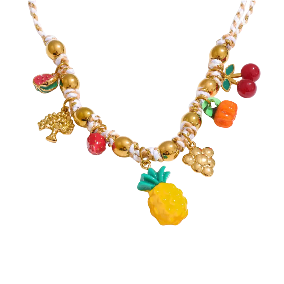 NINA Fruit Charm Necklace