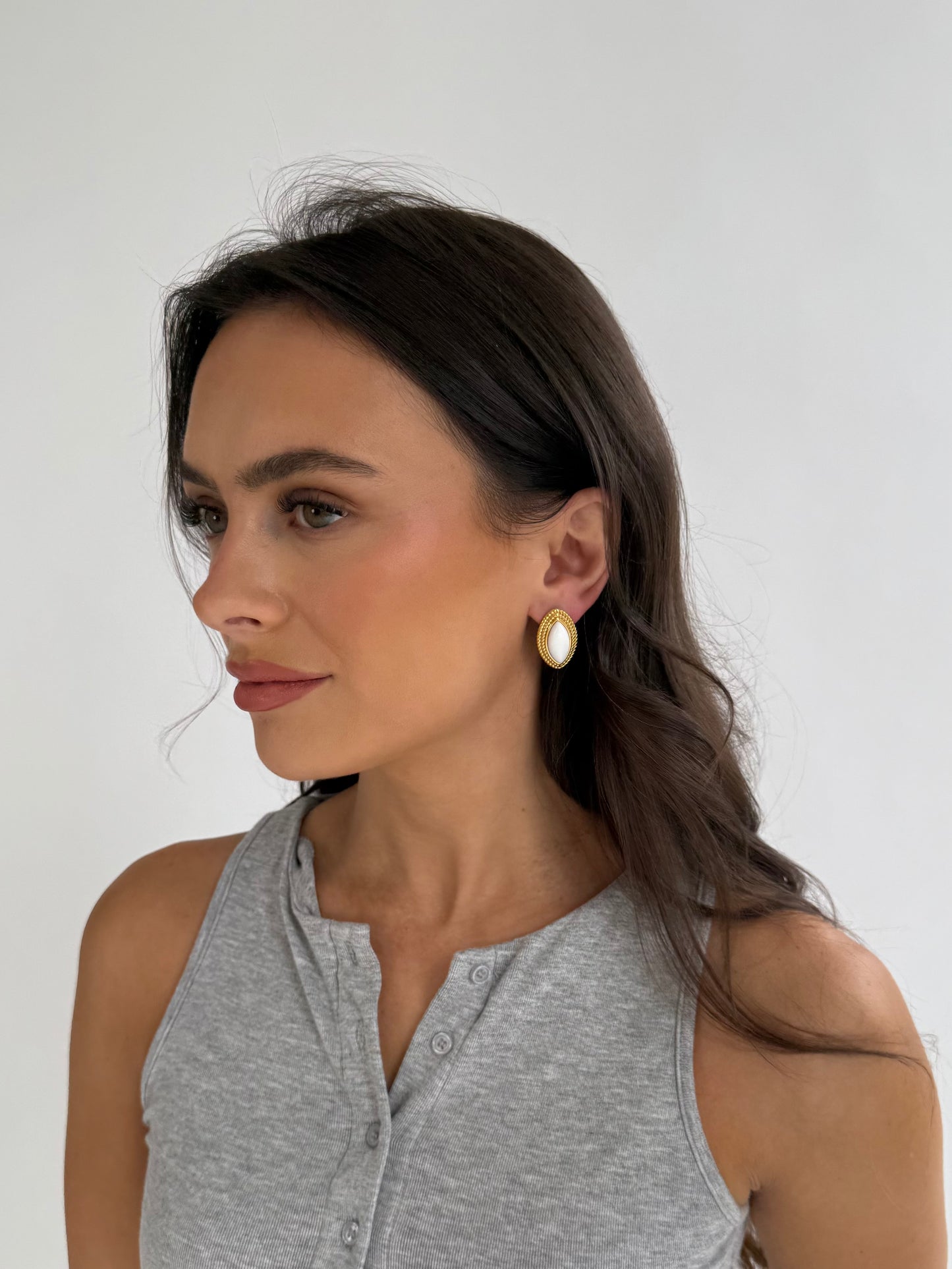 FORREST Earrings White
