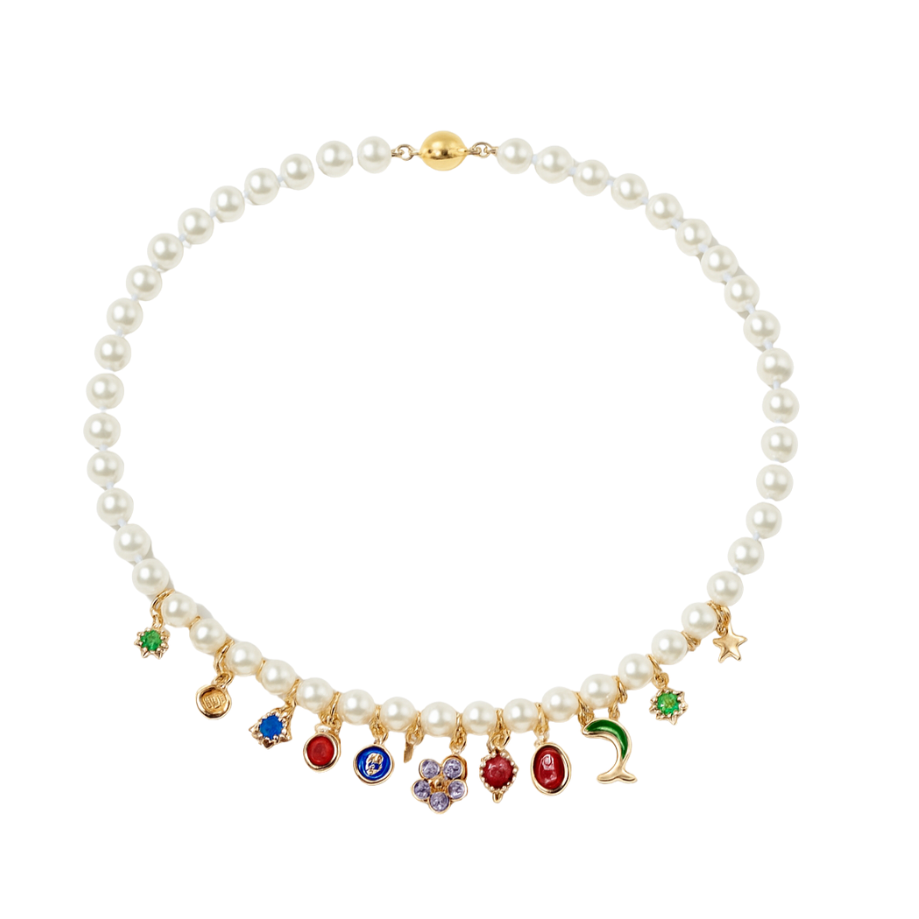 MARNIE Pearl Charm Necklace