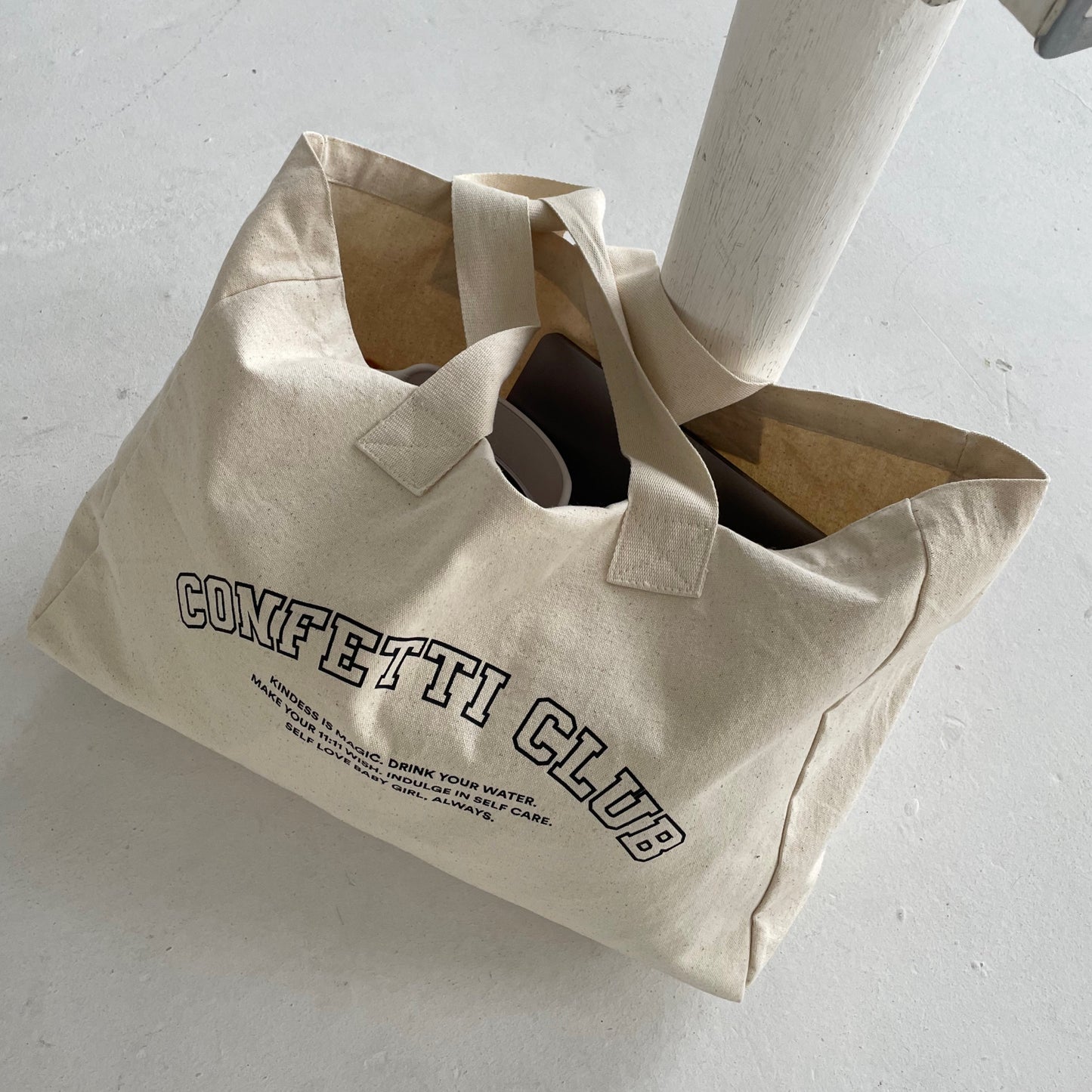 CONFETTI CLUB MOTTO : Tote Bag