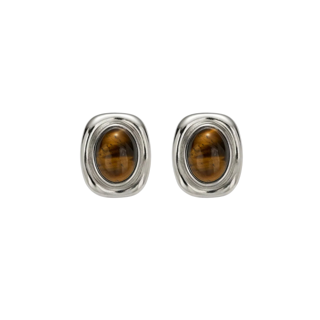 REIGN Oval Earrings