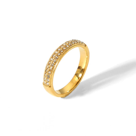 ACE Gold Stacking Ring