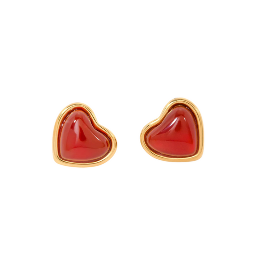 GAIA Heart Studs