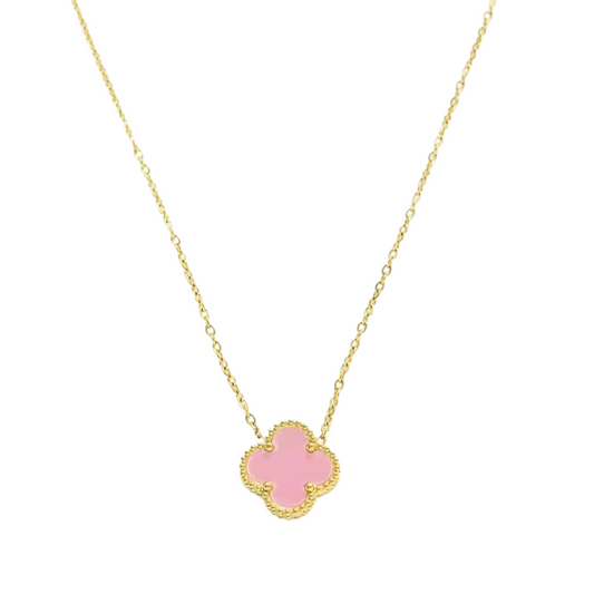 COLBIE Necklace Pink 18k Gold Plated