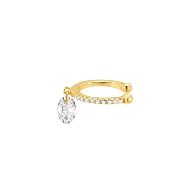 HOLLIE Oval Ear Cuff