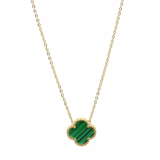 COLBIE Necklace Emerald 18k Gold Plated