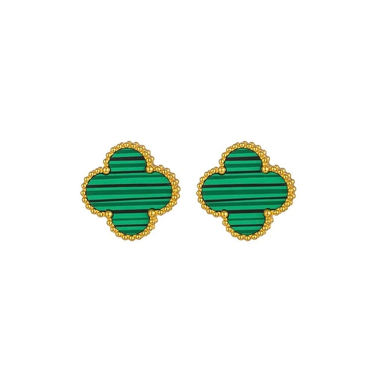 CAMI Emerald Studs