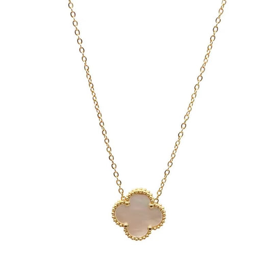 COLBIE Necklace Ivory 18k Gold Plated