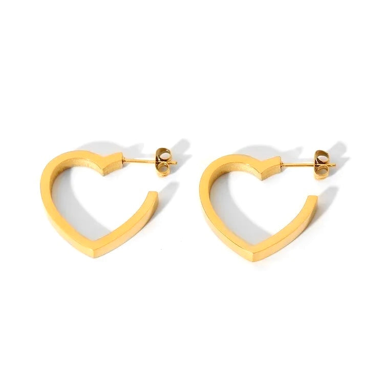 LAYLA Heart Hoops