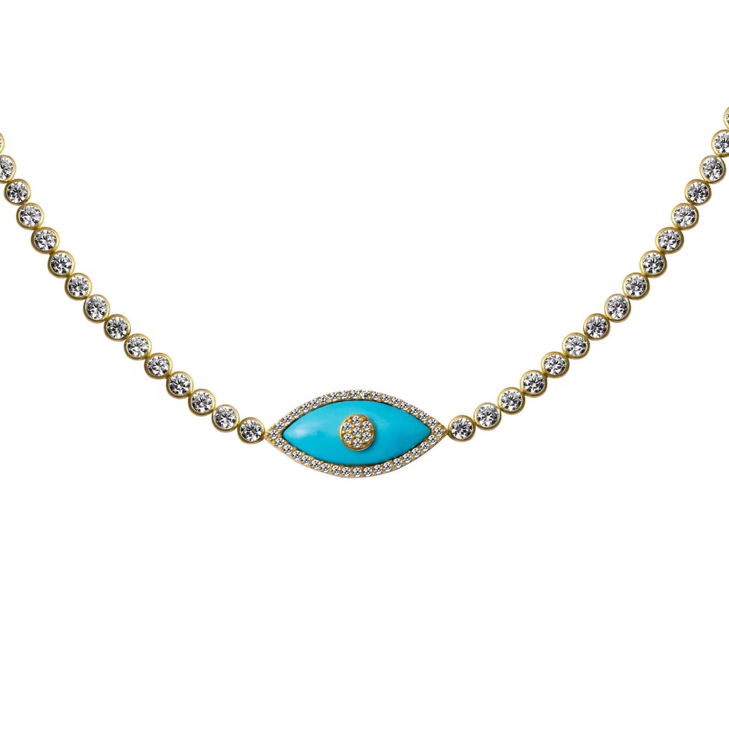 JUNO Evil Eye Choker