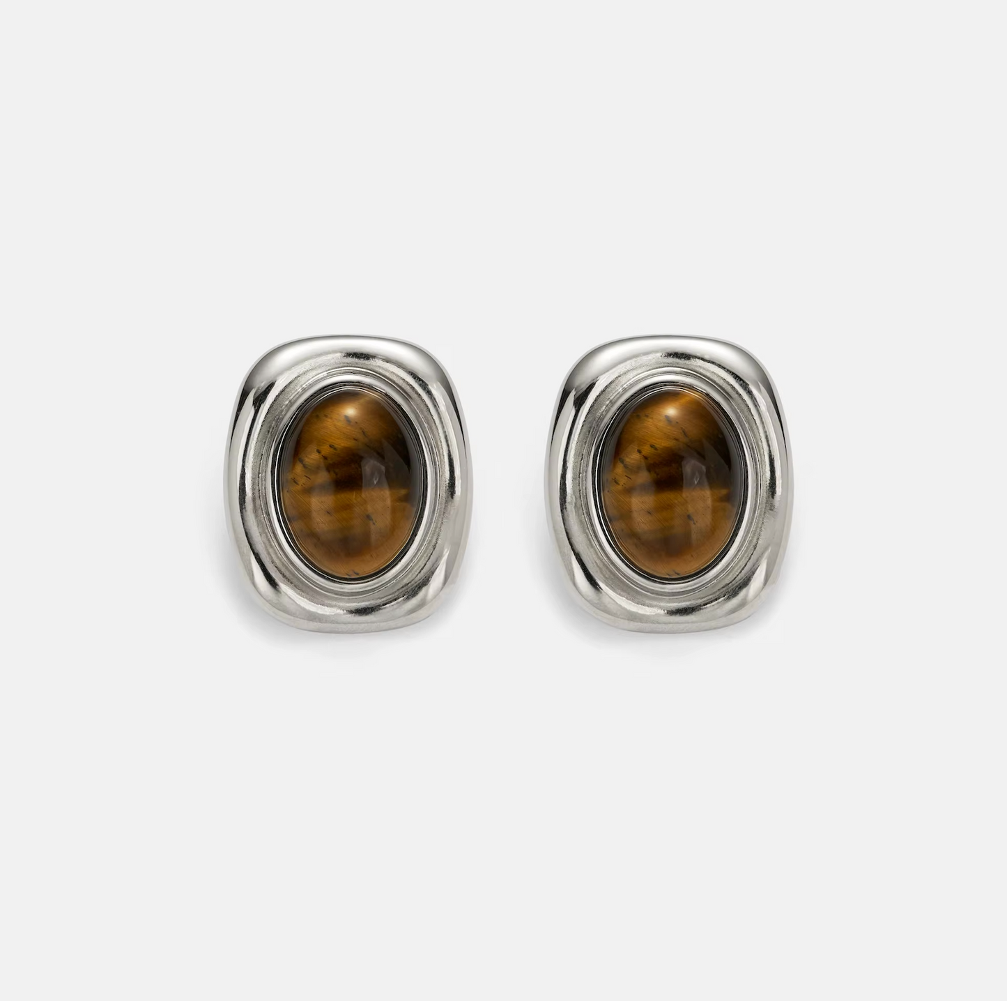 REIGN Oval Earrings